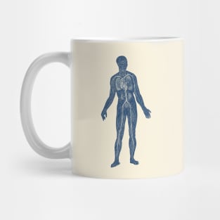 Lymphatic and Circulatory System - Vintage Anatomy Mug